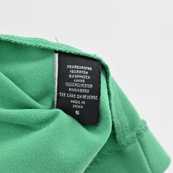 TORRID‎ Blazer Womens Size 5 Green Ruched 3/4 Sleeve Open Front Jacket Career - Picture 8 of 14